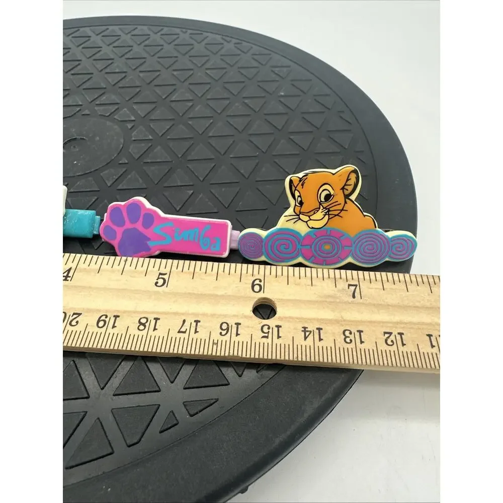 4 Vintage Goody The Lion King Kiddie Childs Hair Clip Rare